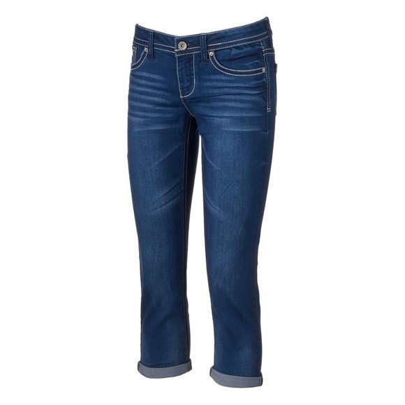 Hydraulic Jeans Juniors Hydraulic Bailey Rollcuff Denim Capris